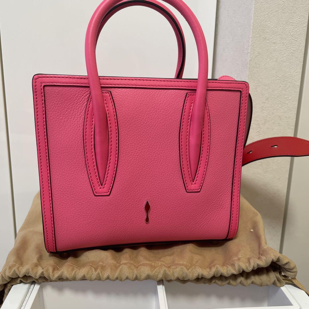 Christian Louboutin Unused PALOMA 2way Shoulder bag Pink Red  