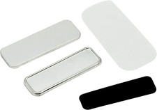 ChiButtons Rubber Magnet - Rectangle 25x70mm Magnet Fridge Button 100 sets 