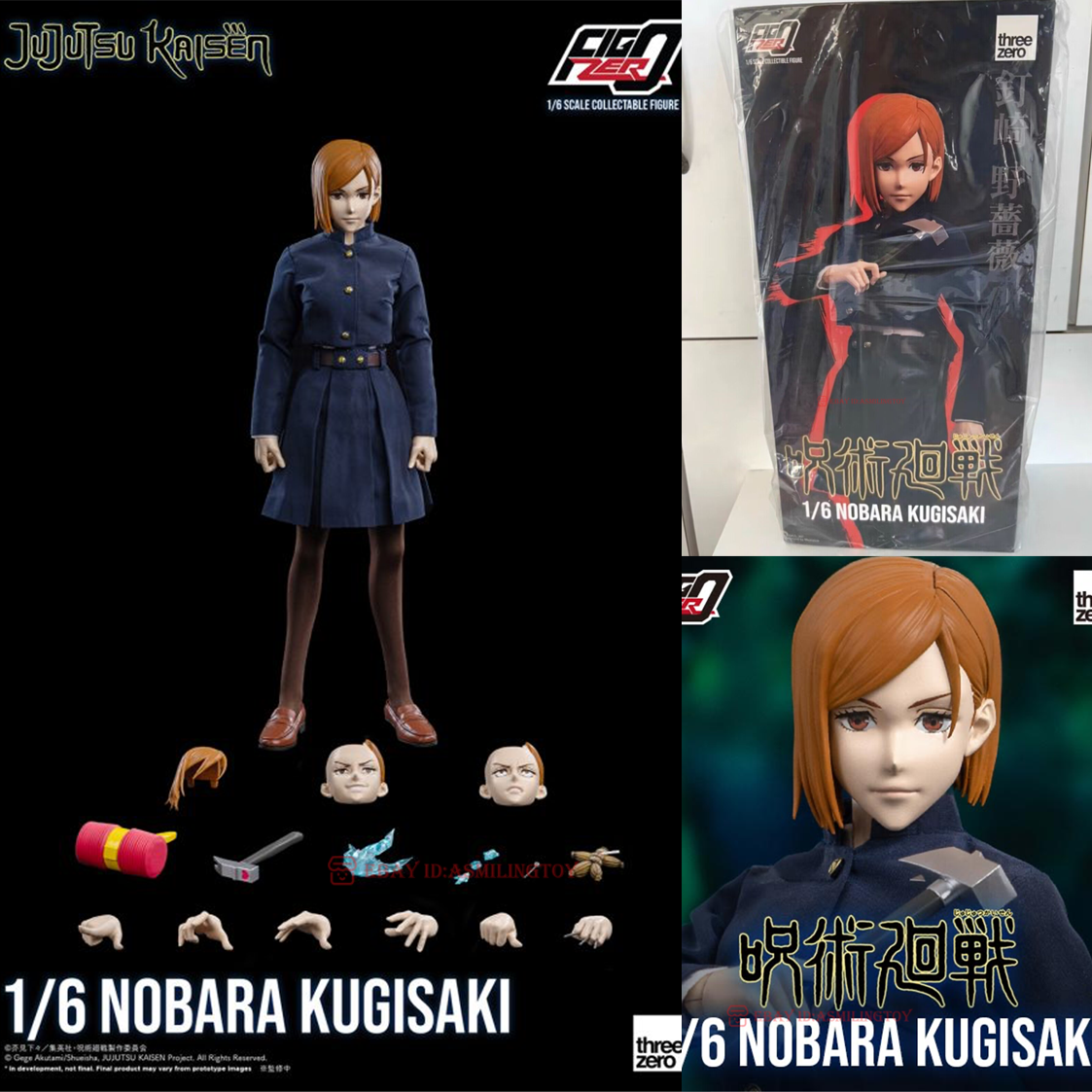 Threezero 3Z03760M0 1/6 Jujutsu Kaisen Nobara Kugisaki
