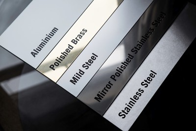 Blech Flachplatte Edelstahl gebürstet Messing poliert Aluminium schild