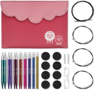 KnitPro Zing Normal Interchangeable Knitting Needle Sets 5'' (13cm)