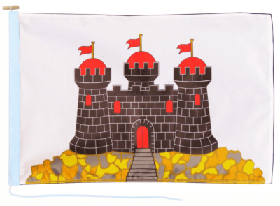 Flagge Stadt Edinburgh 3 Fuß x 2 Fuß (90 cm x 60 cm) mit Seil und Knebel - NUR EINE