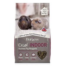 EXCEL INDOOR GUINEA PIG NUGGETS - (1.5kg) - Burgess Adult House Pet Food Pellets