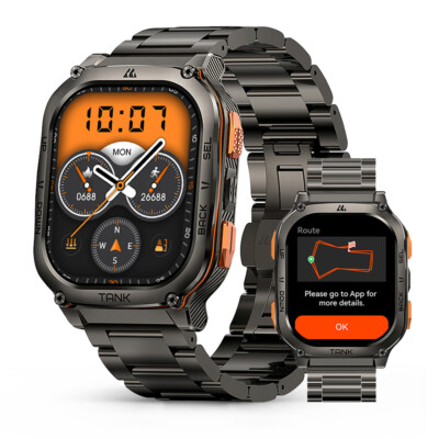 KOSPET TANK M3 Ultra GPS Smart Watch For Men SmartWatch Women 480mAh Battery NEW