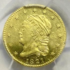 1821 Quarter Eagle $2.50 Gold- PCGS MS60!! Super Rare Type Coin!