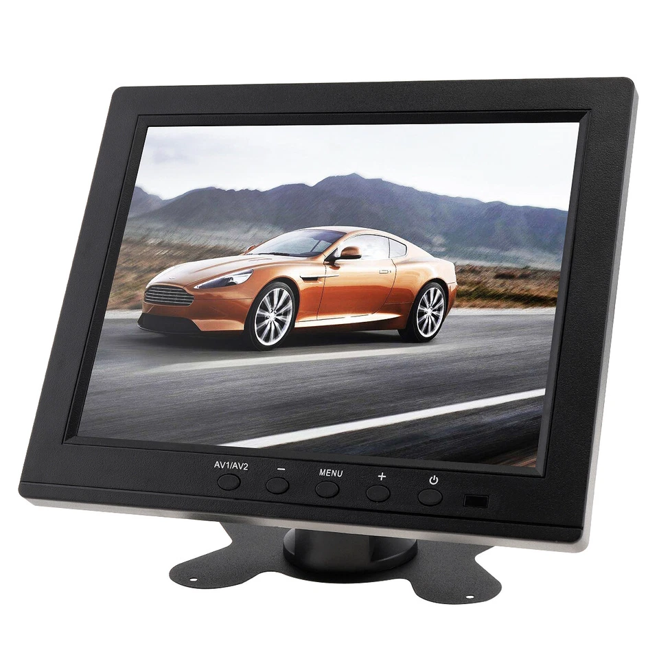 8" IPS LCD Security Monitor AV HDMI BNC VGA Input Color Screen For CCTV PC DSLR - Image 4 of 4