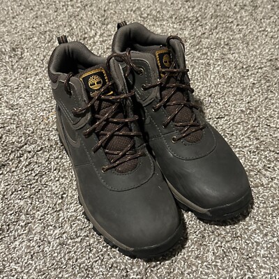 Timberland Boys Boots Size Brown Outdoor Waterproof Hiking