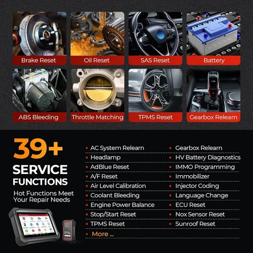 Launch X431 IMMO PLUS Key Programmierer OBD2 Scanner Alle System Diagnosegerät - Bild 5 von 22