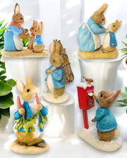 Beatrix Potter Peter Rabbit and Friends Miniature Figurines Collectable Ceramic