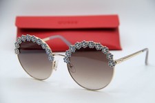 NEW GUESS GU 7587 32G GOLD BLUE GRADIENT AUTHENTIC FRAMES SUNGLASSES 59-19