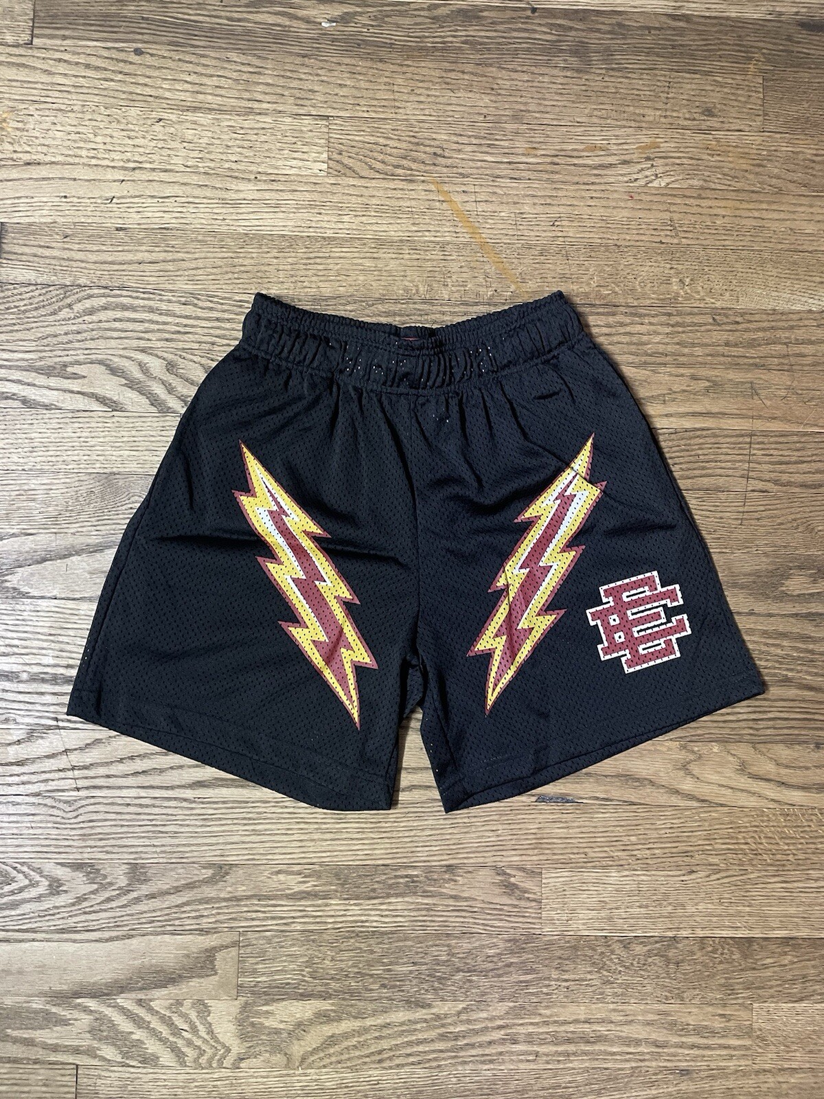 Eric Emanuel EE Basic Red Lightning Bolt Shorts F… - image 1