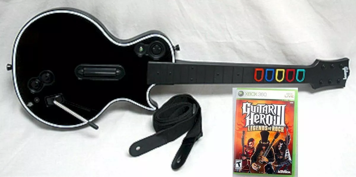 Wireless Guitar - XBOX 360 Guitar Hero ( no game ) in box ( tested )