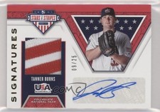 2019 USA Baseball Stars & Stripes Signatures Prime 9/25 Tanner Burns Auto tj1
