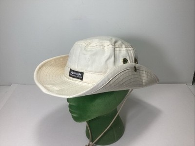 NOS Vintage Panama Jack Bucket Hat Adult Medium White Beach Fishing Outdoors
