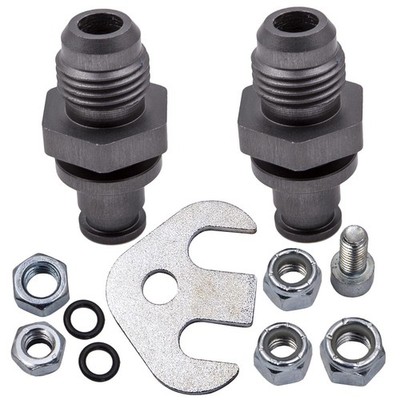 Power Steering Rack AN Line Conversion Fittings 00-11 Kit for Ford Focus
