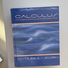 Calculus Graphical Numerical Hardcover Saunde...
