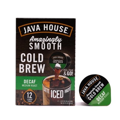 Java House Single-Serve Cold Brew Coffee Pods   Premium 100 Arabica Liquid Co...