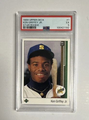Upper Deck 1989 Ken Griffey Jr. Star Rookie #1 PSA 5 Seattle Mariners RC