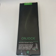 Onjock strong Arch Insoles Plantar Fasciitis S Wom. 8-9.5 Men 7-8.5 Open Box