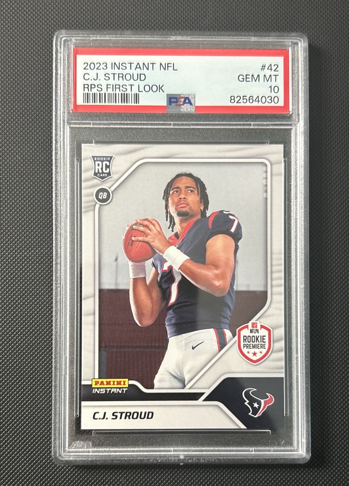 2023 Panini Instant Nfl Rps First Look - C.J. Stroud #42 /2359 (RC) PSA 10 view 1