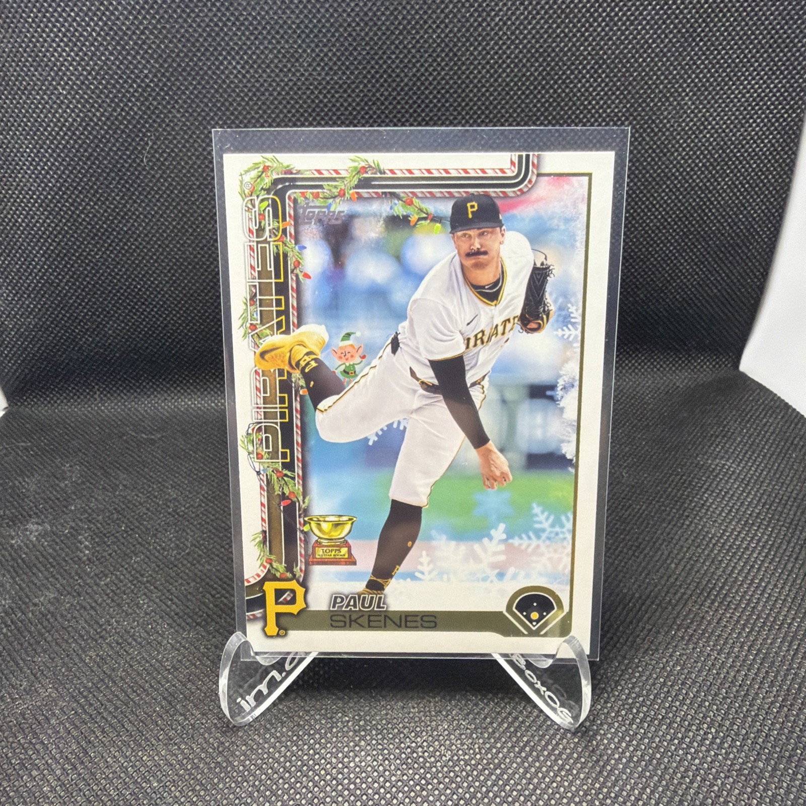 2025 Topps Holiday Paul Skenes HE-13 Hidden Elf SSP Pittsburgh Pirates 