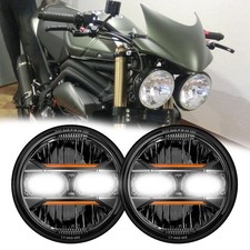 5.75" 5 3/4 E24-MARKED LED Scheinwerfer für Triumph Speed Street Triple Rocket