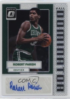 2017 Donruss Optic Hall Dominator Signatures 16/49 Robert Parish Auto HOF 0ui5