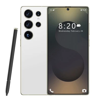 GAMAKOO Unlocked Mobile Phone 25 Ultra S Pen 128GB Dual SIM 5G Smartphone Android 15