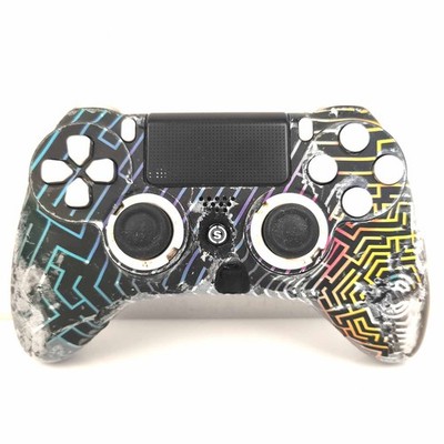SCUF PS4 - SCUF IMPACT Controller - Buntes Labyrinth - Back Grip/Paddles MANGEL