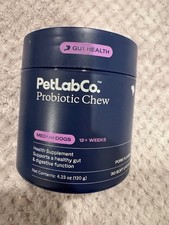 NEW PetLabCo Probiotic Chew MEDIUM PORK FLAVOR 30 CT EXP 7/26