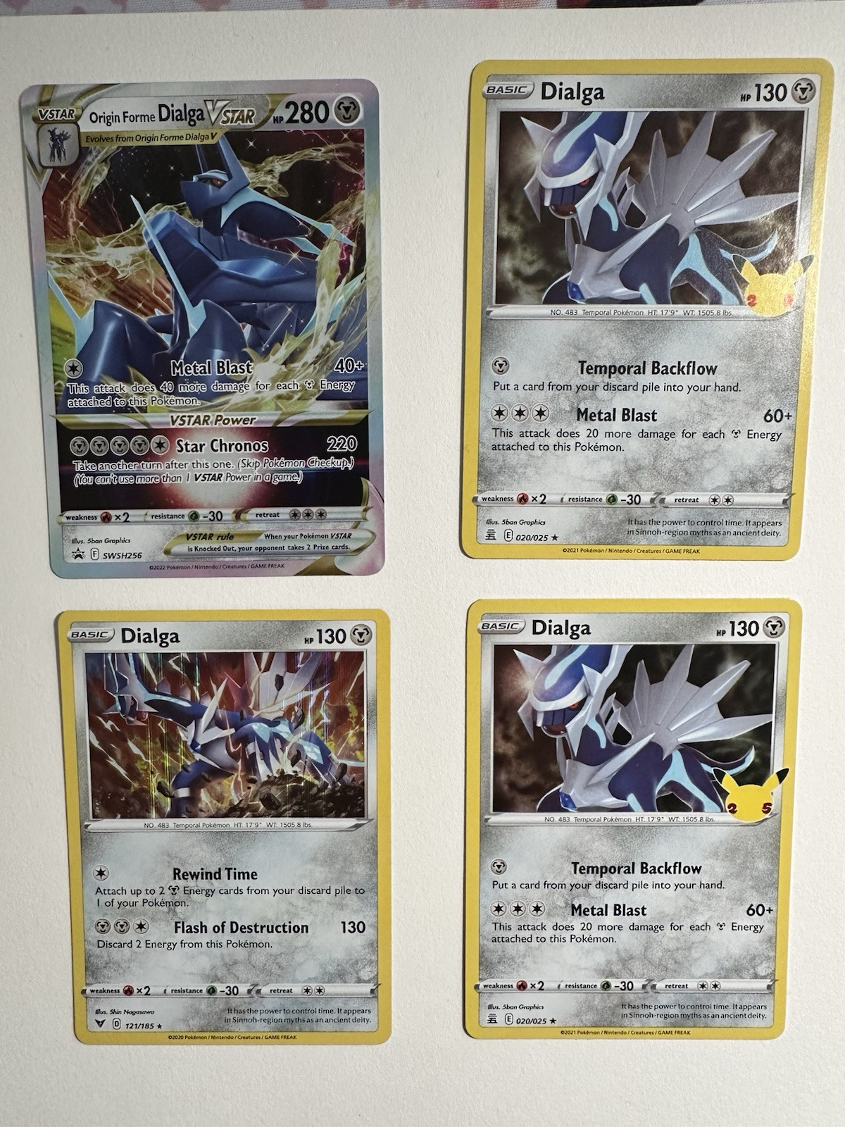 Origin Forme Dialga VSTAR SWSH256 SWSH: Sword & Shield Promo Cards Holo & holos