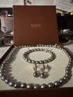 Honora Green Pearl Set wNecklace, Earrings, And Bracelet excellent condition QVC — photo 3