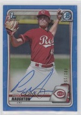 2020 Bowman Chrome Prospect Blue Refractor /150 Packy Naughton #CPA-PN Auto 10no