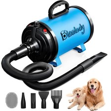 Dog Dryer Pet Hair Blower High Velocity for Grooming, Blow 3800W/5.2HP for La...