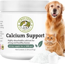 Wholistic Pet Organics Dog Cat Probiotics Digestive Gut Support Enzymes 4oz