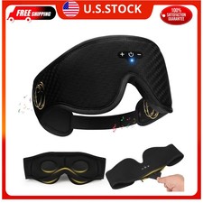 3D Bluetooth Sleep Mask with Headphones Adjustable Blackout Stereo Eye Mask