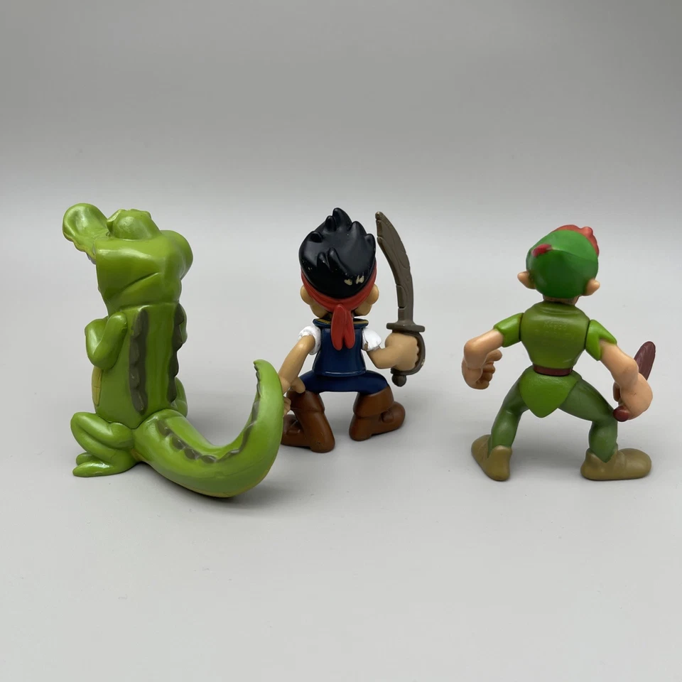 Disney Jake & the Never Land Pirates Figures Jake, Peter Pan & Tick-Tock Croc 1m - Image 2 of 4