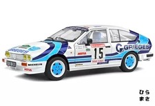 Diecast 1/18 Alfa Romeo GTV6 Gallaghers Rally 1986 15 White Blue Detailed