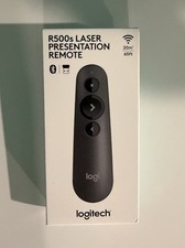 Logitech R500s Laser Wireless Presentation Remote Bluetooth/USB Black 910-006518
