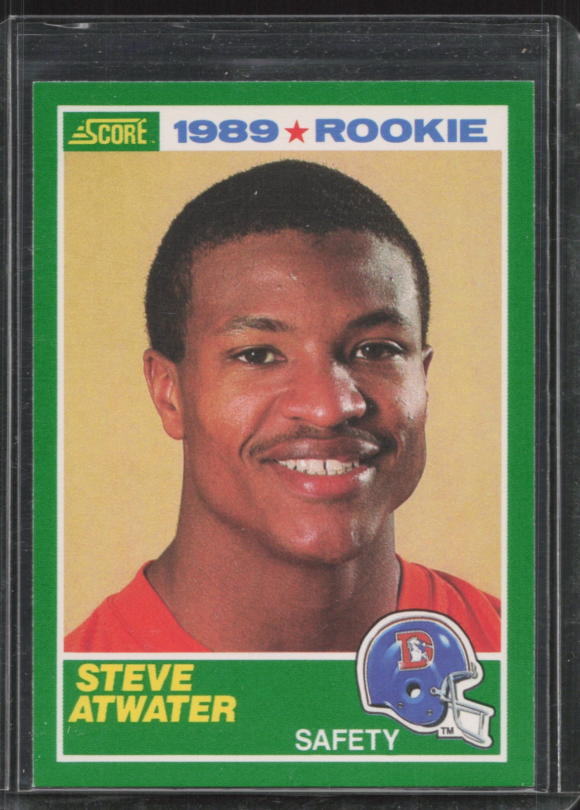 1989 Score #263 Steve Atwater RC Denver Broncos