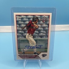 2023 Topps Pro Debut - Sterlin Thompson #PD-185 Autographs (AU, RC)