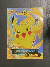 Pokémon Pikachu 025 Pokémon 3 Pokédex Holo Sticker S.Special Electric Card