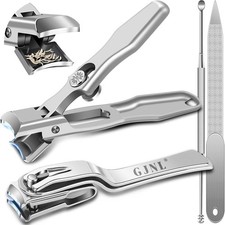 Nail Clippers for Men Thick Nails - Wide Jaw Opening German Nail Clippers for Se
