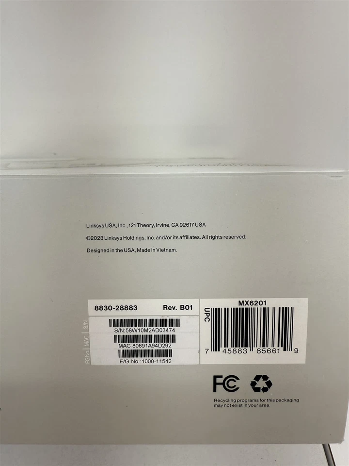 Linksys Velop Pro 6E WiFi Mesh System | One Cognitive Mesh Tri-Band Router | 5.4 - Image 2 of 4