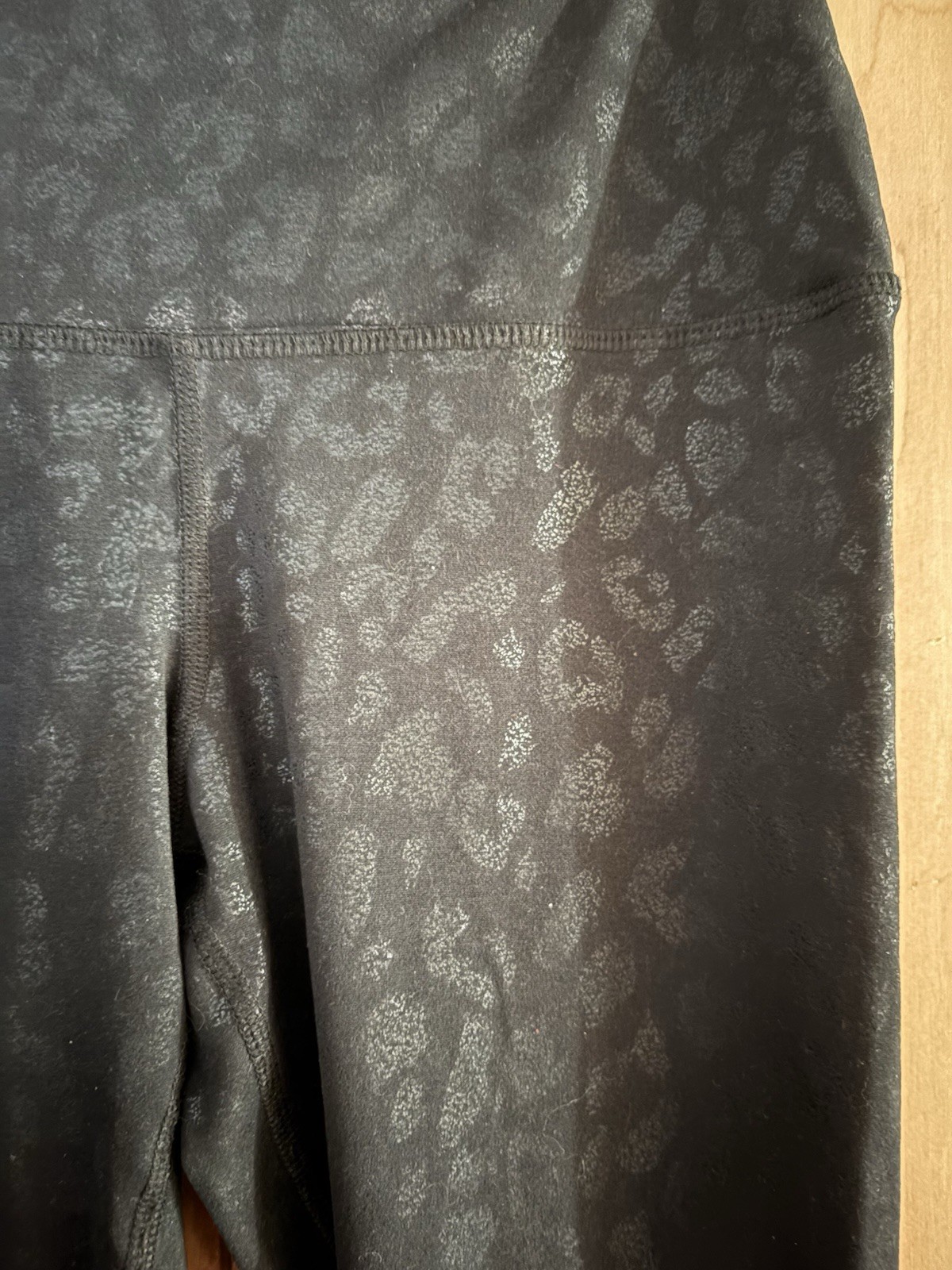 Evolution And Creation Leopard Print Leggings Bla… - image 3