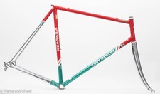 Eddy Merckx Corsa Extra 60cm Steel Frame Fork Itl Bb 600 Headset Rim Qr 7-eleven