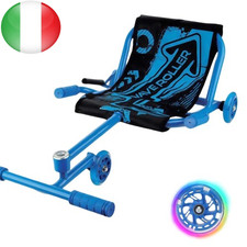 Veicolo per Bambini da 4 a 14 Anni Triciclo Trike Scooter a Tre Ruote Veicolo