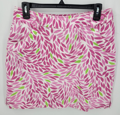 EP Pro Skorts Skirted Shorts Womens 8 Pink Floral Activewear Golf Pickleball