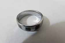 VINTAGE size 9 MOOD ring - silvertone - only "partially" changes color 