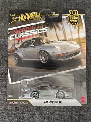 Porsche 911 (993) GT2 silber Hot Wheels Premium Modern Classics 2026 1:64 OVP